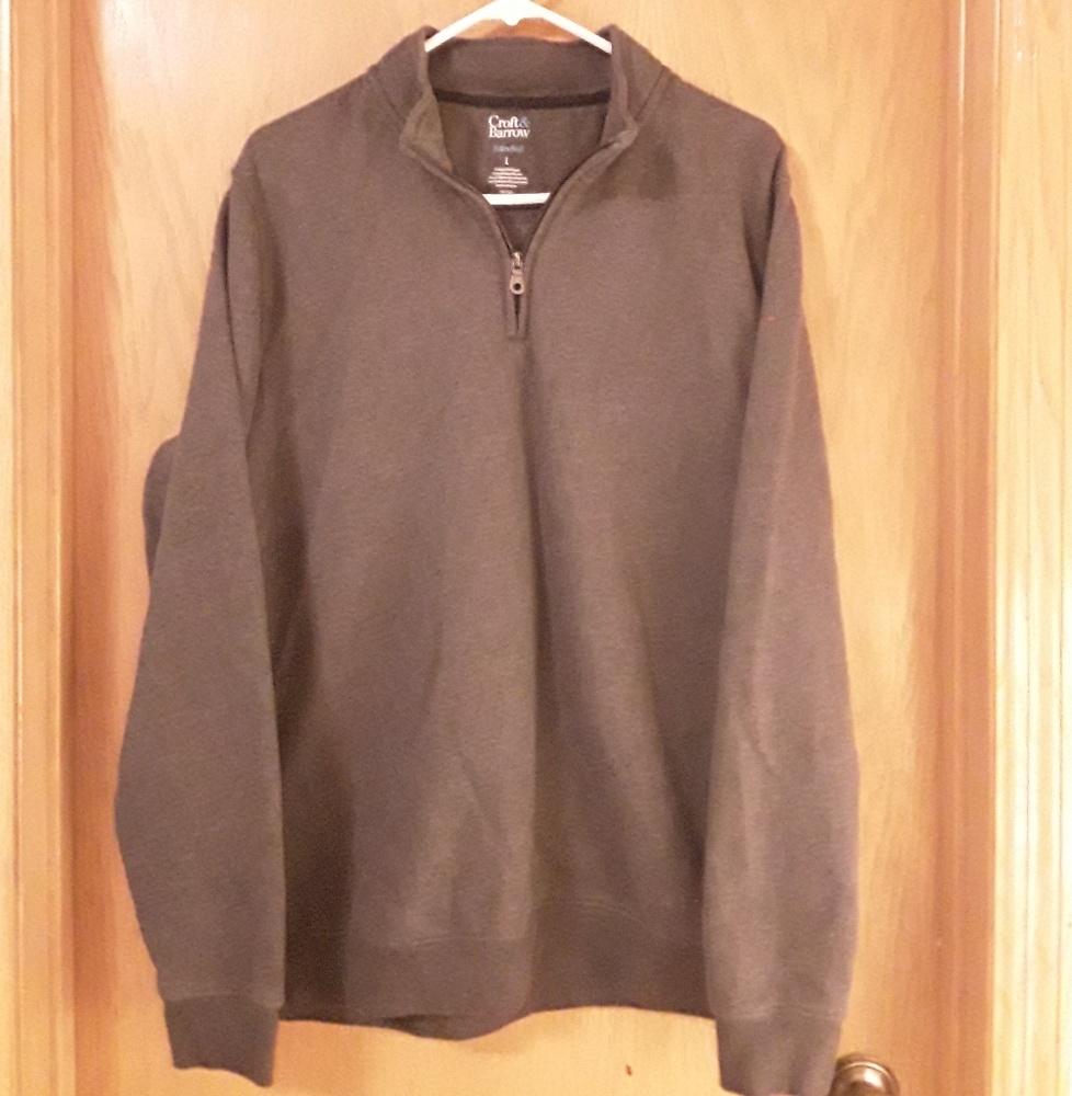 Croft & Barrow 1/4 Zip Pullover-Mens Large